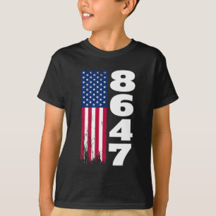 86 47 8647 Subtiele anti-Trump T-shirt