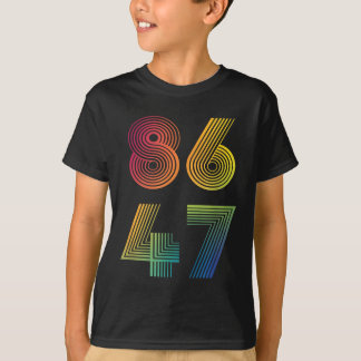 86 47 Anti Trump 8647 Impeach 47 Anti-Trump Presid T-shirt