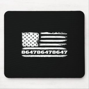 86 47 Anti-trump 8647 Subtiele Anti-Trump Muismat