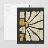 86 47 Anti Trump Funny Floral Humor Briefkaart (Voorkant / Achterkant)