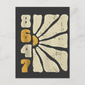 86 47 Anti Trump Funny Floral Humor Briefkaart (Voorkant)