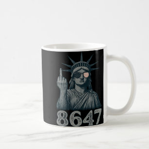 86 47 Anti Trump Grappig 8647 Anti-Trump standbeel Koffiemok