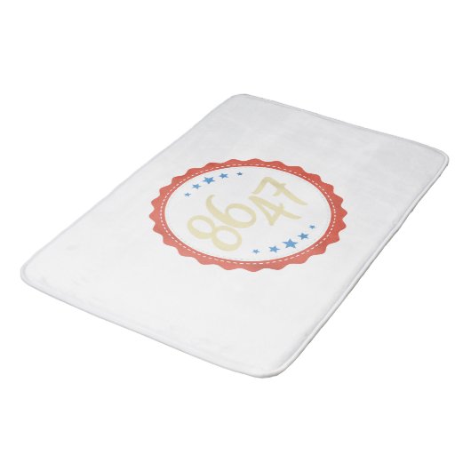 86 47 Anti Trump Grappig Badmat (Gekanteld)