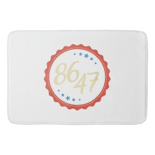 86 47 Anti Trump Grappig Badmat (Voorkant)