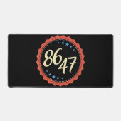 86 47 Anti Trump Grappig Bureaumat (Voorkant)