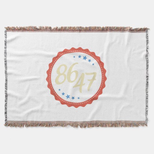 86 47 Anti Trump Grappig Deken (Voorkant)