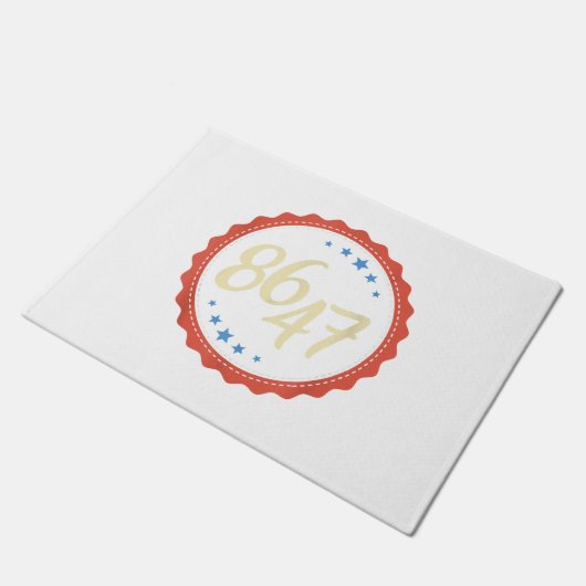 86 47 Anti Trump Grappig Deurmat (Schuin)