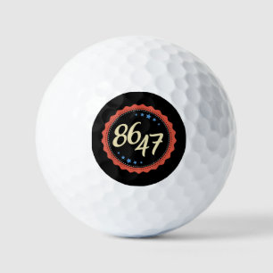 86 47 Anti Trump Grappig Golfballen