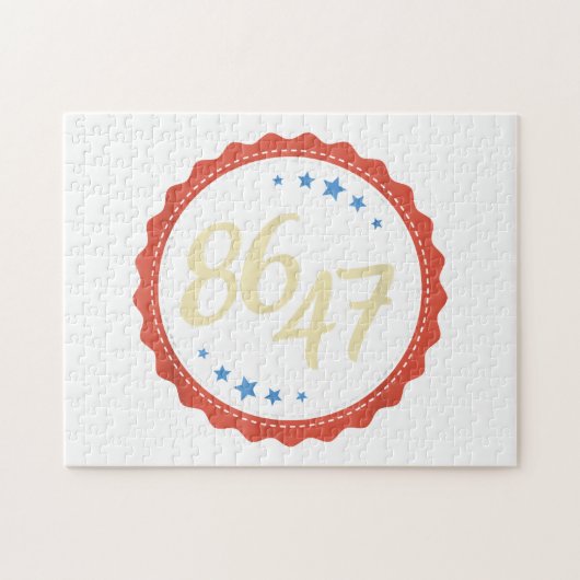 86 47 Anti Trump Grappig Legpuzzel (Horizontaal)