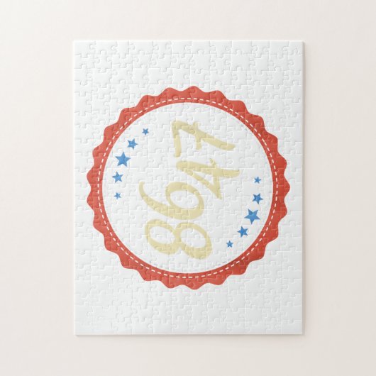 86 47 Anti Trump Grappig Legpuzzel (Verticaal)