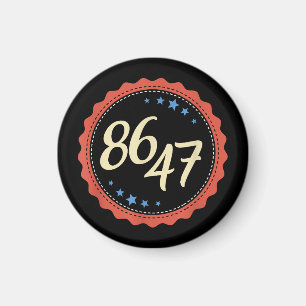 86 47 Anti Trump Grappig Magneet