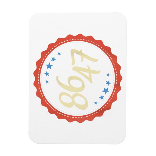 86 47 Anti Trump Grappig Magneet (Verticaal)