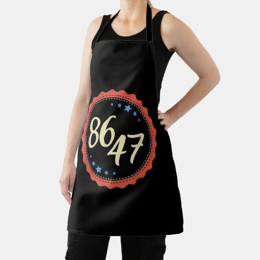 86 47 Anti Trump Grappig Schort (Insitu)