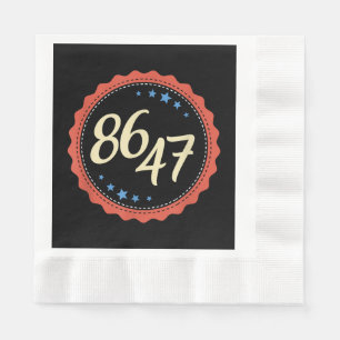 86 47 Anti Trump Grappig Servet