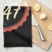 86 47 Anti Trump Grappig Theedoek (Quarter Fold)