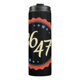 86 47 Anti Trump Grappig Thermosbeker