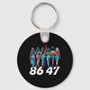 86 47 Anti Trump Grappige Vrouwen Meisjes Retro 86 Sleutelhanger