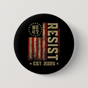 86 47 Anti-Trump verzet zich tegen impeach Trump i Ronde Button 5,7 Cm