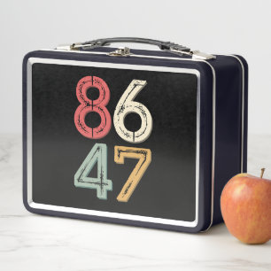 86 47 Anti Trump Vintage 80s Retro Stijl