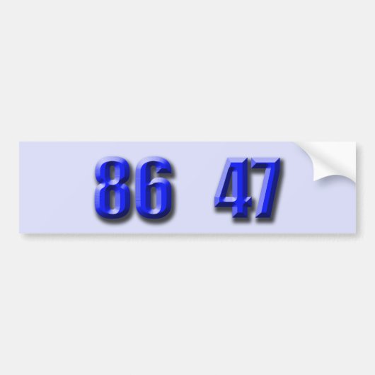86.47 BUMPERSTICKER (Voorkant)