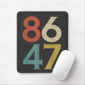 86 47 Dump Trump Cool Retro Anti-Trump Muismat (Met muis)