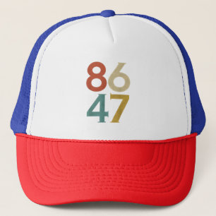 86 47 Dump Trump Cool Retro Anti-Trump Trucker Pet