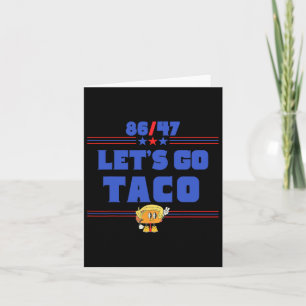 86 47 Let's Go Taco Amerikaanse vlag 86 47 Patriot Kaart