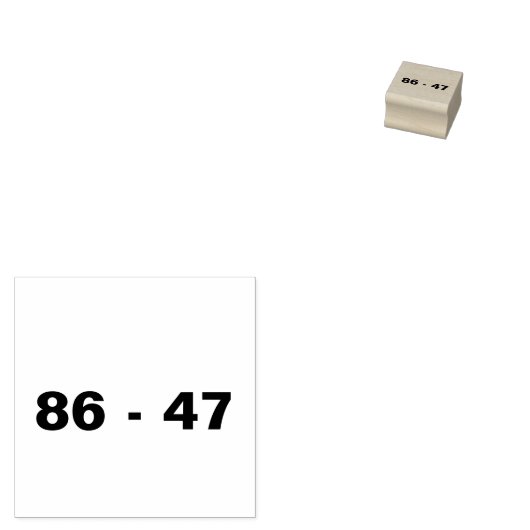86 - 47 Stempel (Gestempeld)