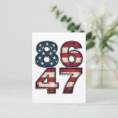 86 47 Trotse Maga Trump President inauguratiedag Briefkaart (Staand voorkant)