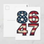 86 47 Trotse Maga Trump President inauguratiedag Briefkaart (Voorkant / Achterkant)