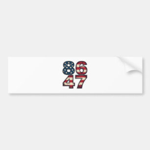 86 47 Trotse Maga Trump President inauguratiedag Bumpersticker