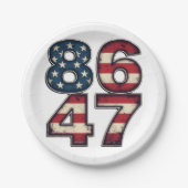 86 47 Trotse Maga Trump President inauguratiedag Papieren Bordje (Voorkant)