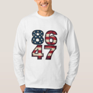 86 47 Trotse Maga Trump President inauguratiedag T-shirt