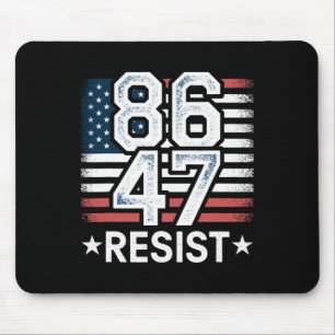 86 47 Verzet Anti Trump Verwijder 47 Vintage 8647 Muismat