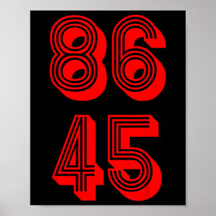 86 Het 45e President 86 45 Politiek verzet Poster