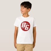86 jaar of bt? t-shirt (Voorkant volledig)