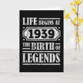 86 jaar oud 1939 Geboorte van de legende 86ste ver Kaart (Gele Bloem)