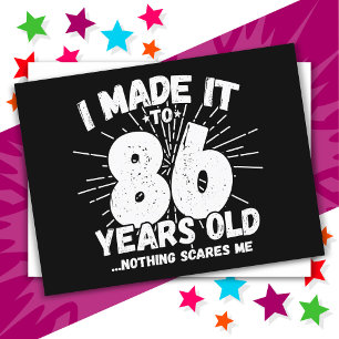 86 Jaar Oude Sarcastische Meme Leuk 86ste Verjaard Briefkaart