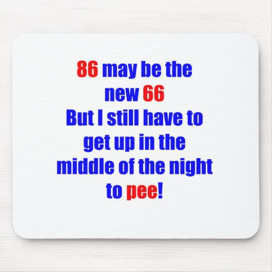 86 nieuwe 66 muismat (Voorkant)