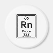 86 Radon Magneet (Voorkant)