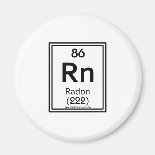 86 Radon Magneet (Voorkant)