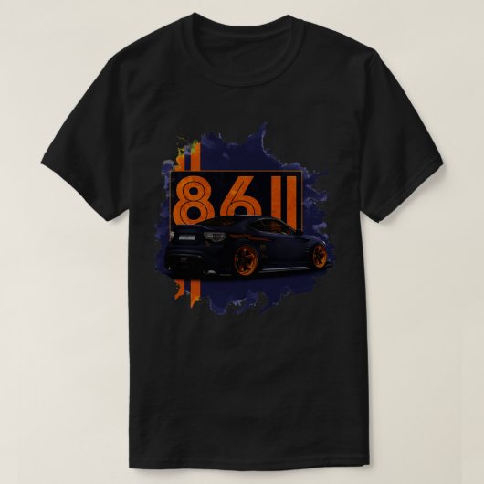 86 schoppen van paars t-shirt (Design voorkant)