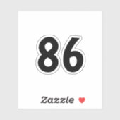 86 STICKER (Vel)