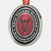 86e divisie Kerstmis Metalen Ornament (Links)