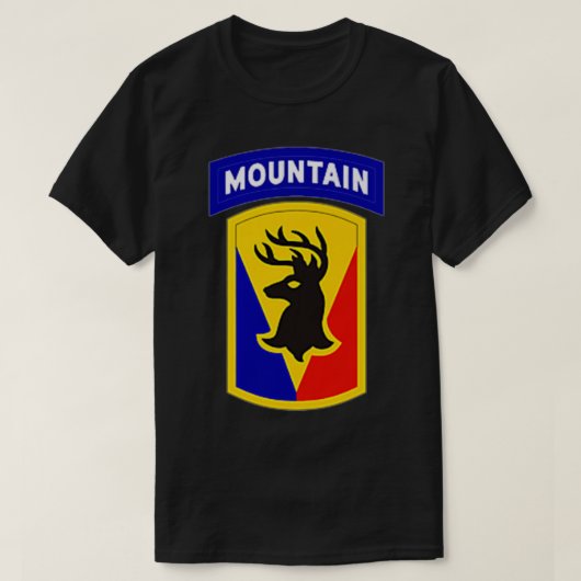 86e Infanteriebrigade Combat Team (Mountain) 86e T-shirt (Design voorkant)