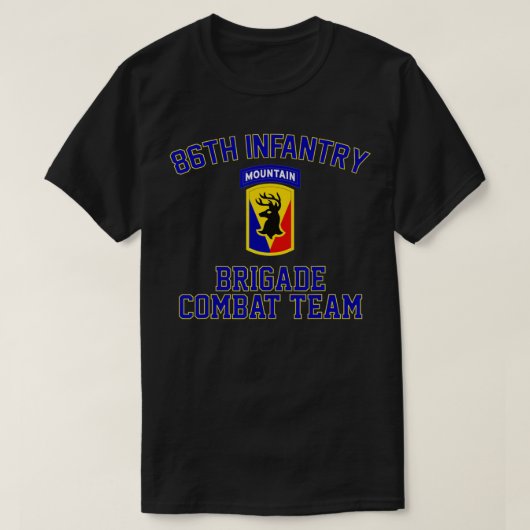 86e Infanteriebrigade Combat Team Veteran Fathers T-shirt (Design voorkant)