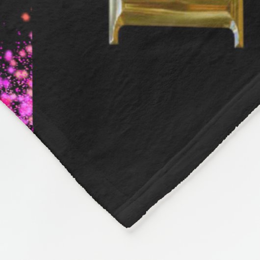 86e verjaardag fleece deken (Hoek)