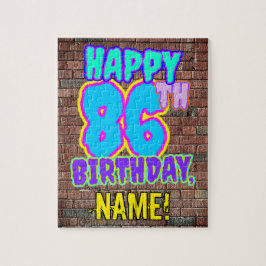 86e verjaardag ~ Fun, geïnspireerd door Urban Graf Legpuzzel