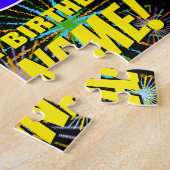 86e verjaardag: Fun, kleurrijk gevuurwerk Legpuzzel (Zijkant)