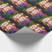 86e verjaardag met kaarsen cadeaupapier (Hoek)